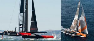 amricas cup ve volvo ocean race tekneleri